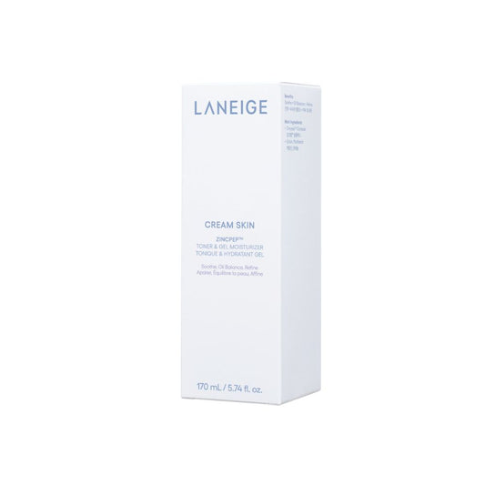 Laneige Cream Skin Zincpep™ Toner & Gel Moisturizer 170ml(25)